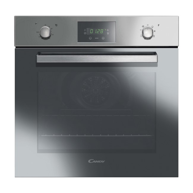 Refurbished Grade A2 - Candy ACOM609XM Multifunction 65L Electric Built In Single Oven - Stainless Steel