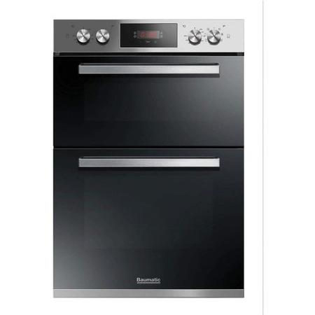 Refurbished Baumatic BODM984X Built In Double Oven - Stainless Steel