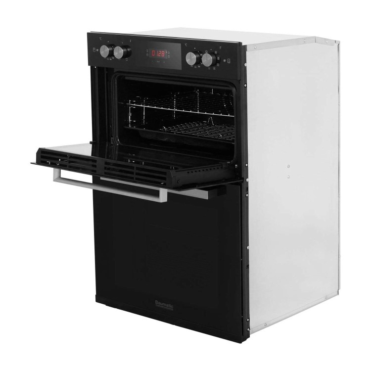 Refurbished Baumatic BODM984X Built In Double Oven - Stainless Steel