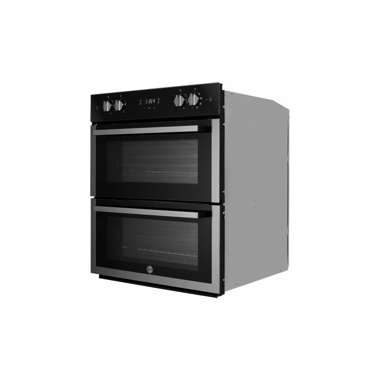 Refurbished Hoover Ho7dc3ub308b 60cm Built In Double Electric Oven
