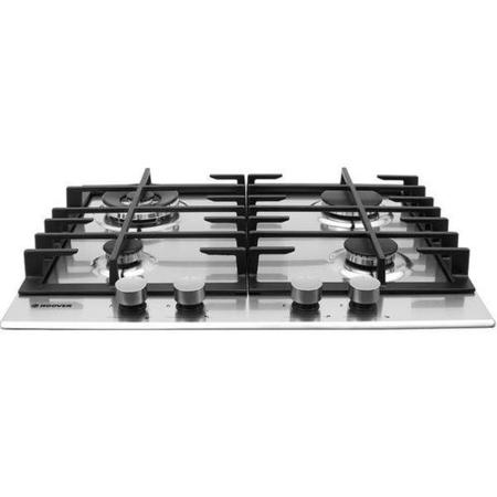 Refurbished Hoover H-HOB HHG6BRMX 59.5cm 4 Zone Built In Gas Hob