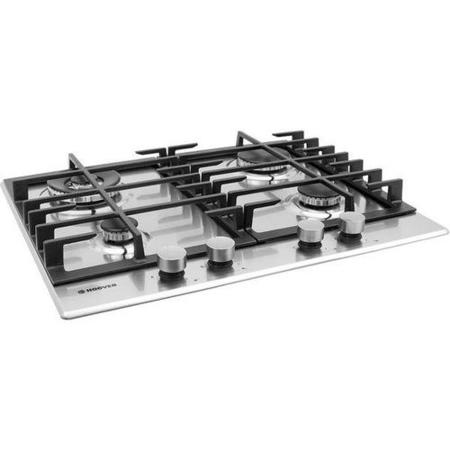Refurbished Hoover H-HOB HHG6BRMX 59.5cm 4 Zone Built In Gas Hob