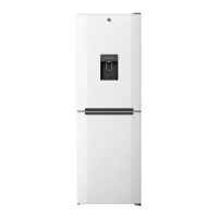 Refurbished Hoover HMNB 6182W5WDK Integrated 197 Litre 50/50 Frost Free Fridge Freezer White