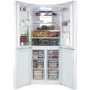 Refurbished Hoover HFDN180UK Freestanding 422 Litre Fridge Freezer