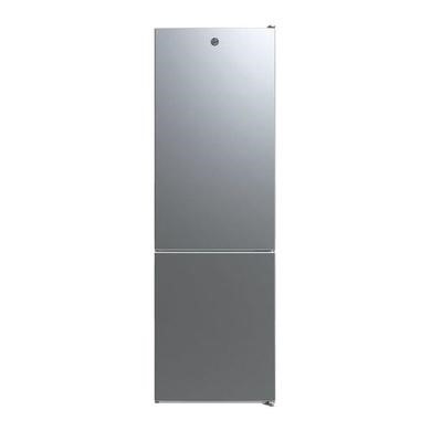 Refurbished Hoover HMDNB 6184XK Freestanding 302 Litre 70/30 Fridge Freezer - Silver