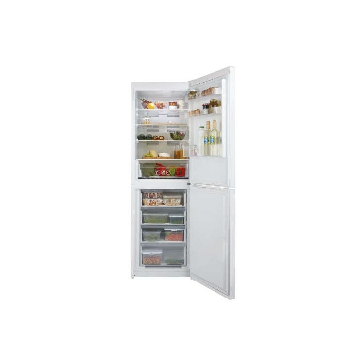 Refurbished Hoover HVN6182W5KN Freestanding 323 Litre 50/50 Fridge Freezer