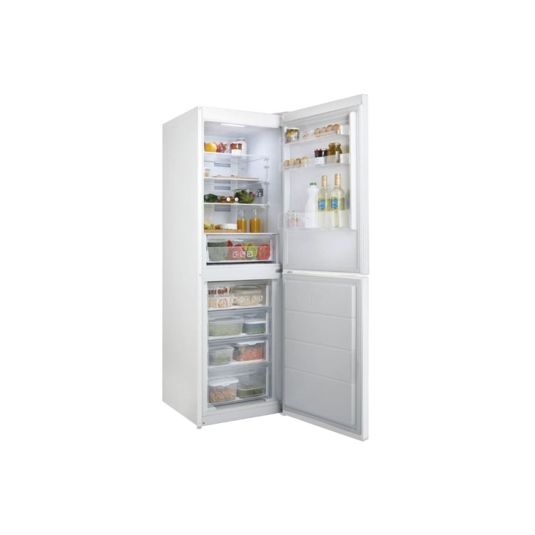 Refurbished Hoover HVN6182W5KN Freestanding 323 Litre 50/50 Fridge Freezer