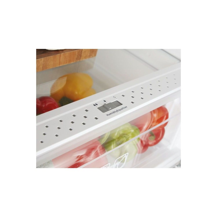 Refurbished Hoover HVN6182W5KN Freestanding 323 Litre 50/50 Fridge Freezer