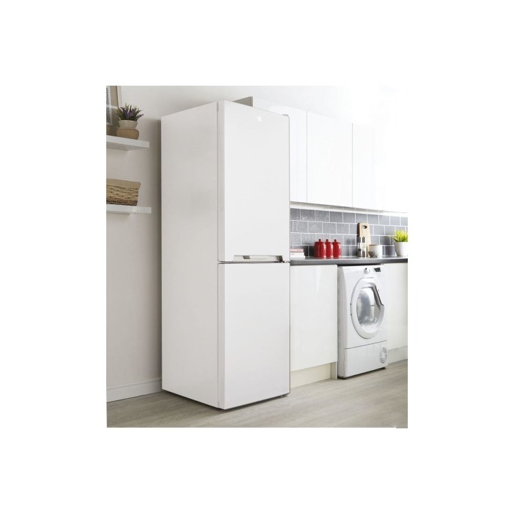 Refurbished Hoover HVN6182W5KN Freestanding 323 Litre 50/50 Fridge Freezer