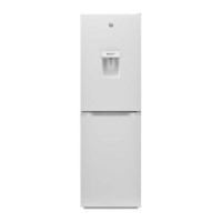 Refurbished Hoover H-Fridge 300 HMCL 5172 WWDKN Freestanding 250 Litre 50/50 Fridge Freezer