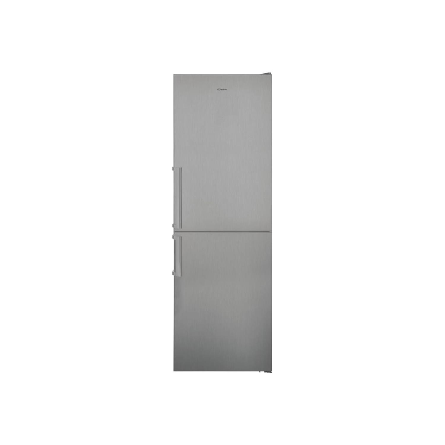 Refurbished Candy CVNB 6182XH5KN 323 Litre 50/50 Freestanding Fridge Freezer Stainless Steel
