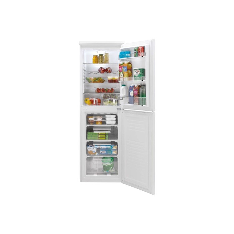 Refurbished Hoover HSC 577WKN Freestanding 242 Litres 50/50 Fridge Freezer 