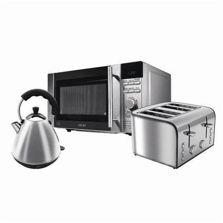 Akai A24003EGLTP Microwave  Kettle  Toaster