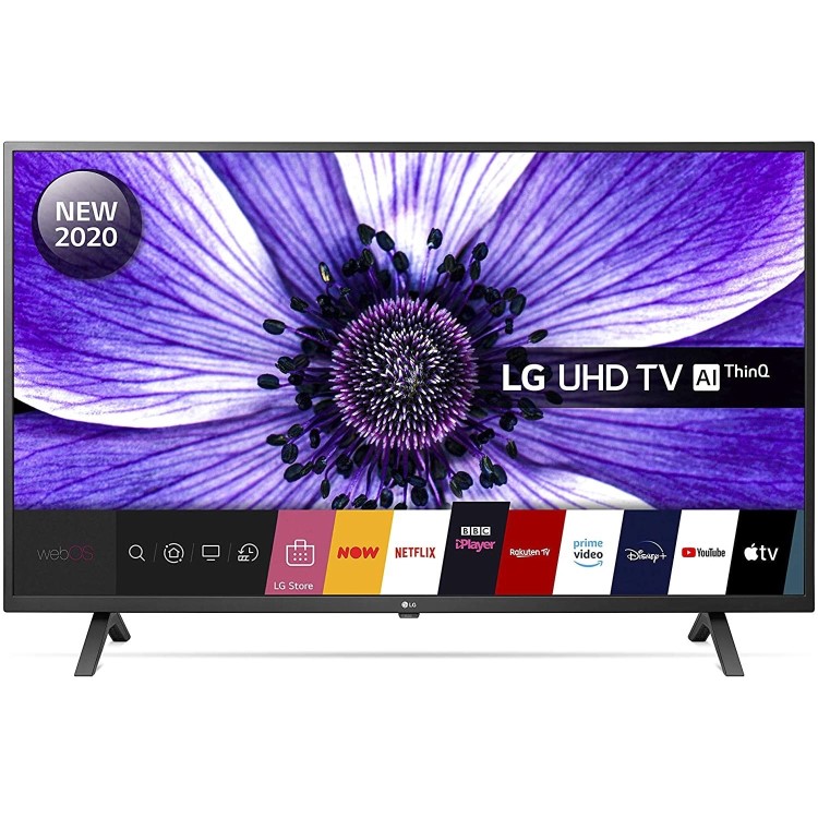 Refurbished LG 43" 4K Ultra HD with HDR10 Pro LED Freeview HD Smart TV without Stand