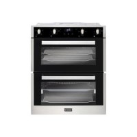 Refurbished Stoves BI702MFCT 60cm Double Built Under Electric Oven Stainless Steel
