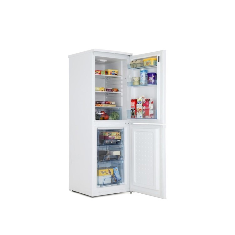 Refurbished Lec TF50152W Freestanding 172 Litre 50/50 Fridge Freezer White