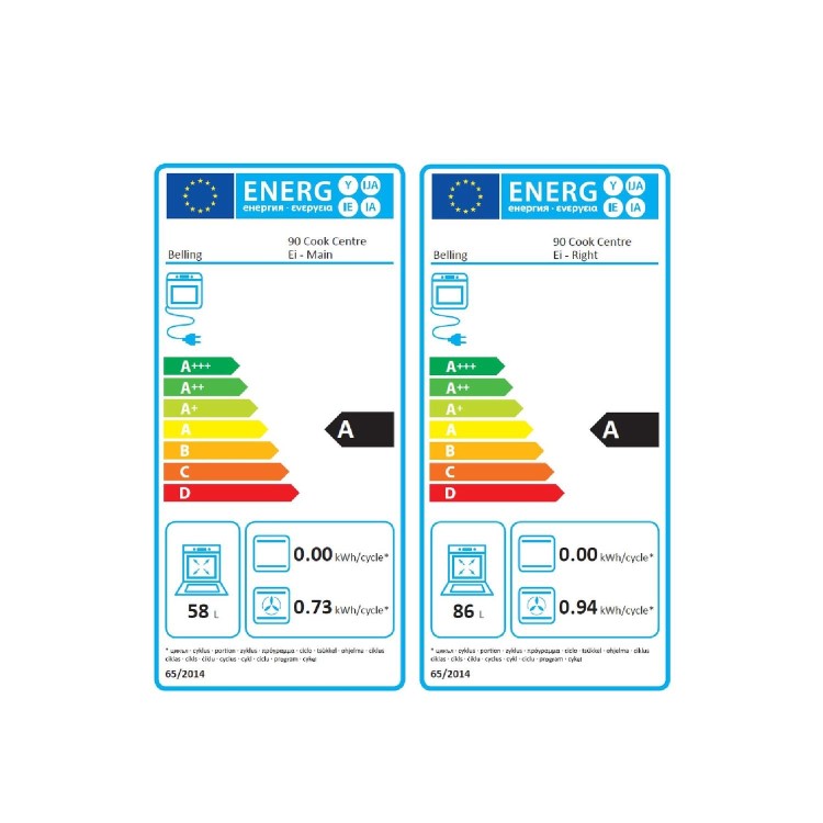 Belling Cookcentre 90Ei 90cm Electric Induction Range Cooker - Stainless Steel
