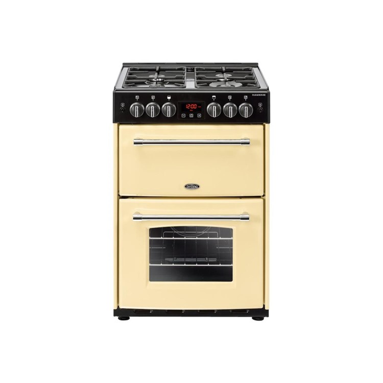 Refurbished Belling Farmhouse 60G Double Oven Gas Cooker