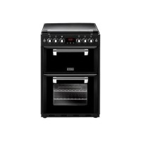 Refurbished Stoves Richmond 600G 60cm Double Oven Gas Cooker Black