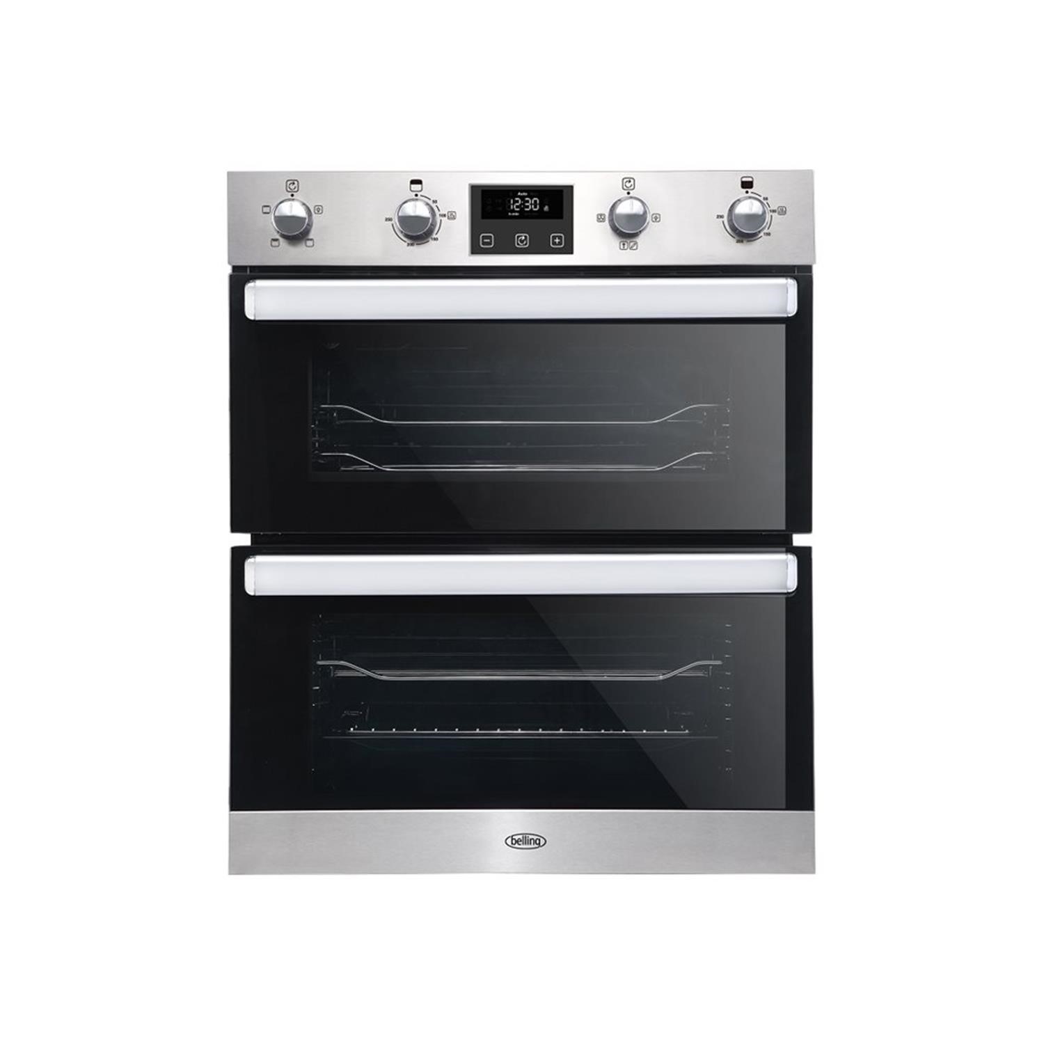 Refurbished Belling BI702FP 60cm Double Built Under Electric Oven A2