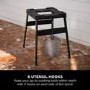 Refurbished Ninja Woodfire Universal Adjustable Stand & Side Table - Black