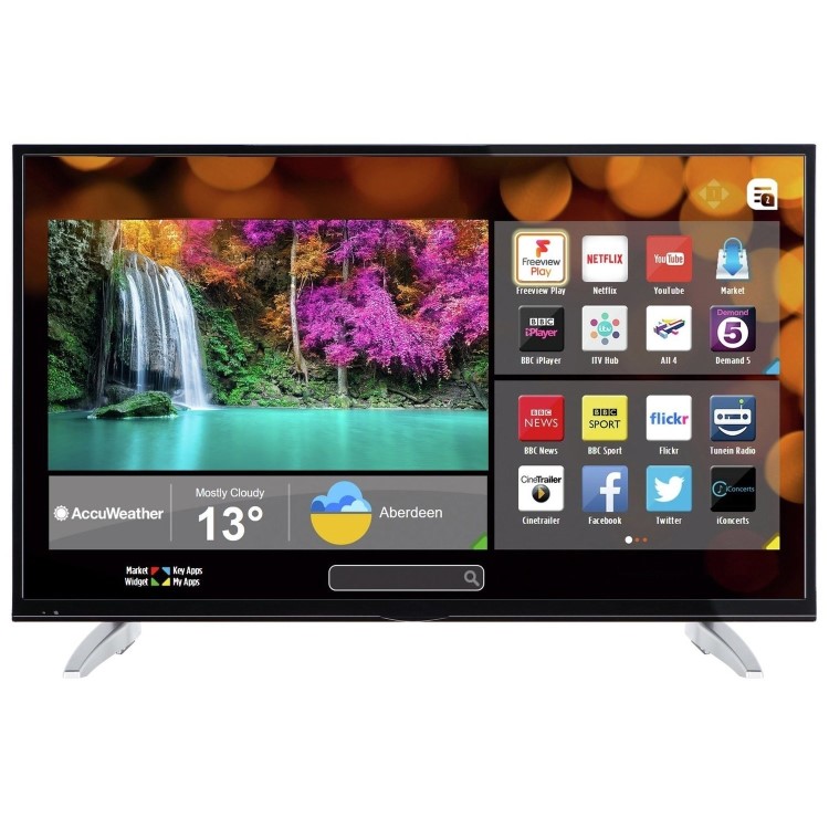 Bush Refurbished LED49400UHDFVP 4K Ultra HD LED Freeview Play Smart TV