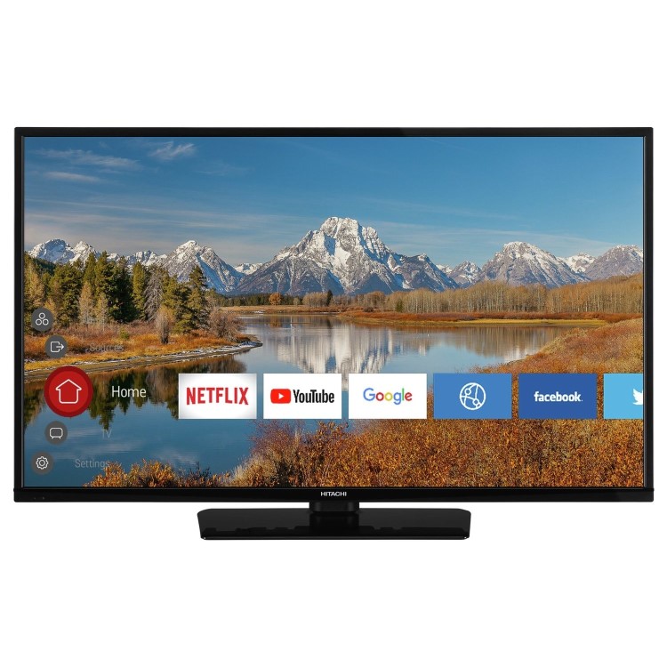 Refurbished Hitachi 49'' 1080p Full HD LED Freeview Play Smart TV