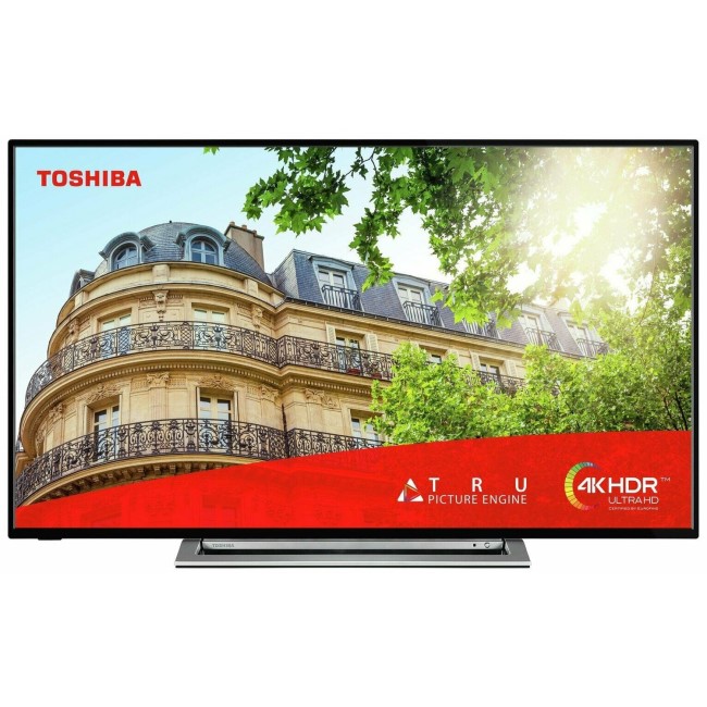 Refurbished Toshiba 49" 4K Ultra HD with HDR LED Freeview HD Smart TV