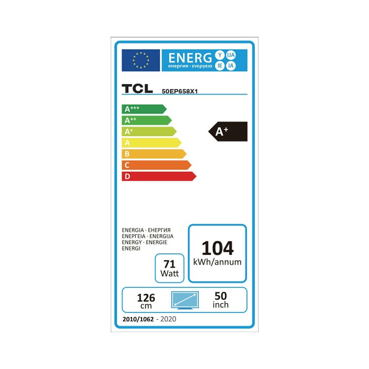 Refurbished TCL 50" 4K Ultra HD with HDR LED Freeview Play Smart TV