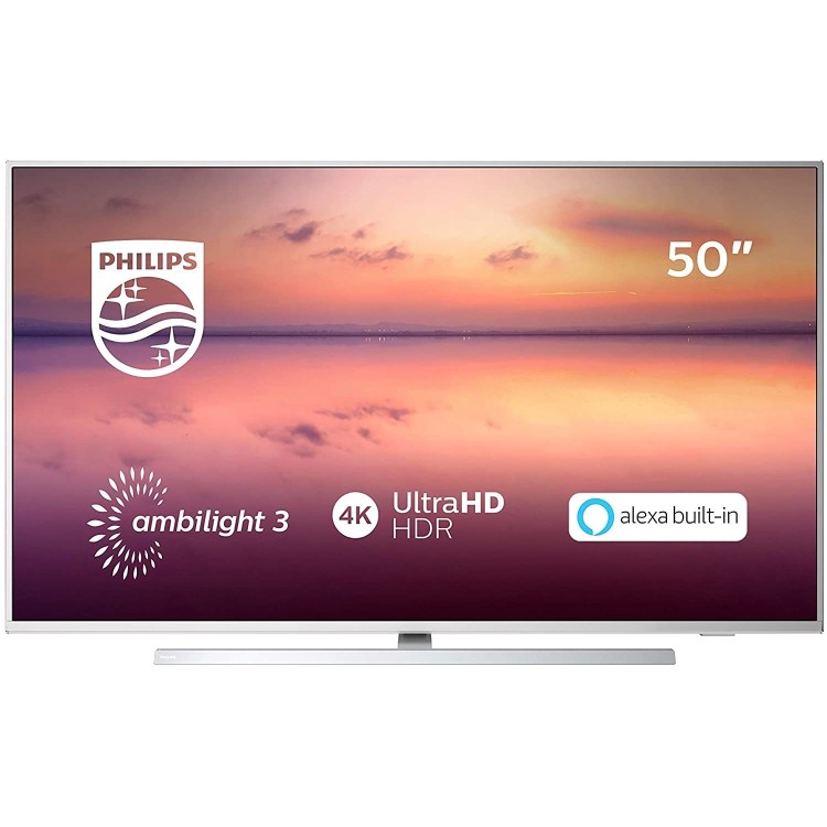 Refurbished Philips 50" 4K Ultra HD with HDR10 LED Smart TV without Stand
