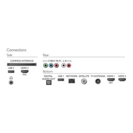 Refurbished Philips 6700 Series 55" 4K Ultra HD with HDR10 LED Freeview Play Smart TV