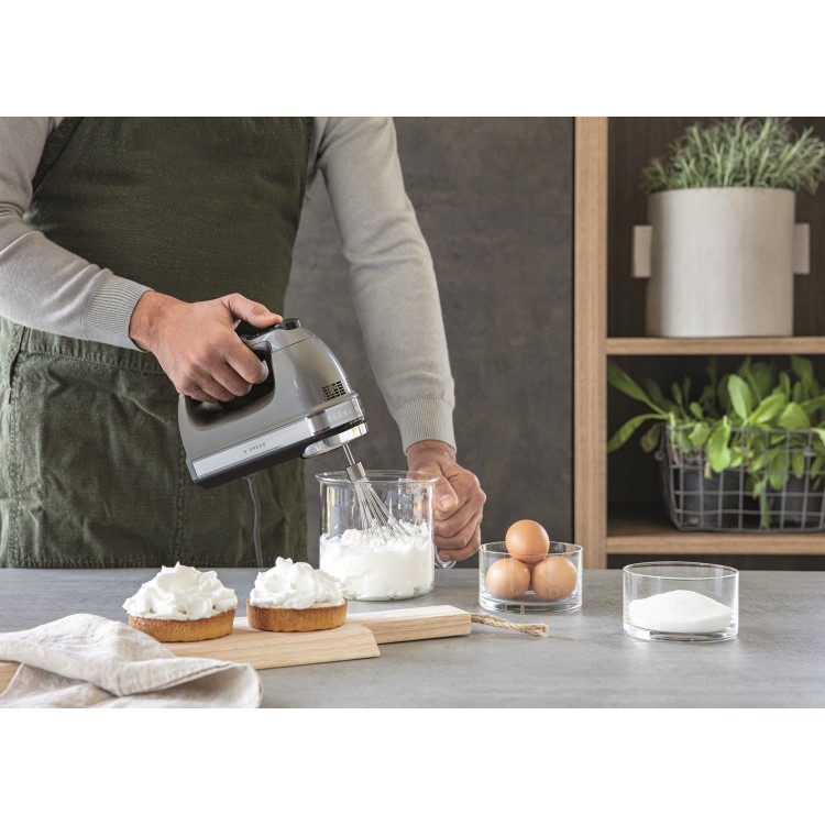 KitchenAid 9 Speed Hand Mixer - Contour Silver