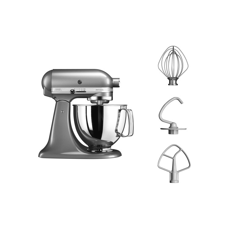 Refurbished A2 KitchenAid Artisan Stand Mixer with 4.8 litre Bowl in Liquid Grey