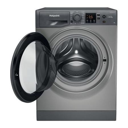 Refurbished Hotpoint NSWR 963C GK UK N Freestanding 9KG 1600 Spin Washing Machine
