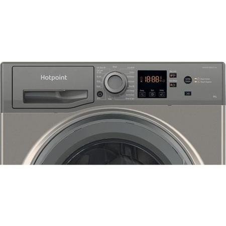 Refurbished Hotpoint NSWR 963C GK UK N Freestanding 9KG 1600 Spin Washing Machine