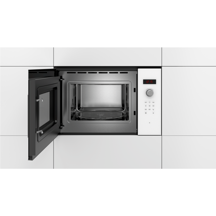 GRADE A2 - Bosch BFL553MW0B Serie 4 900W 25L Built-in Microwave Oven - White