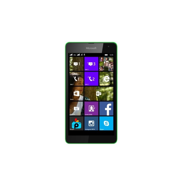 Grade B Microsoft Lumia 535 Green 5" 8GB 3G Unlocked & SIM Free