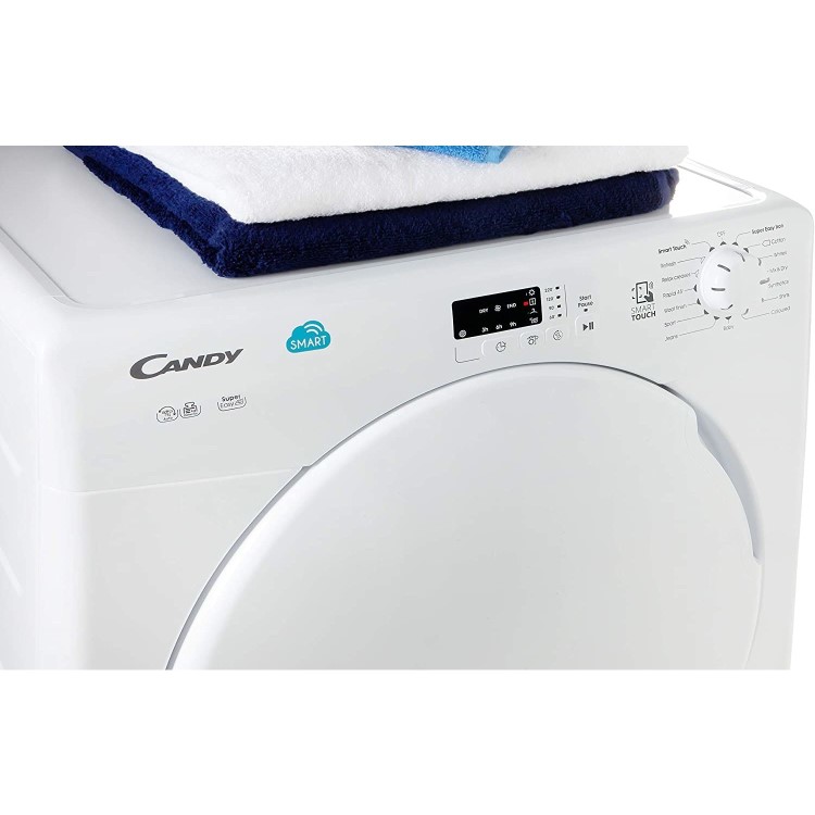 Refurbished Candy CS C8LF Smart Freestanding Condenser 8KG Tumble Dryer White
