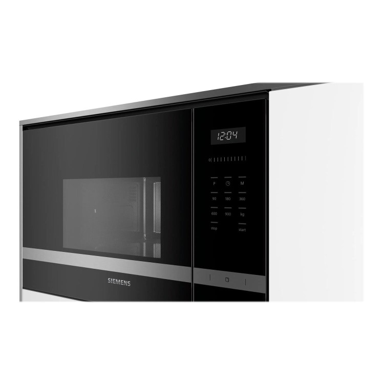 Refurbished Siemens iQ500 BF555LMS0B Built In 25L 900W Microwave Oven Stainless Steel