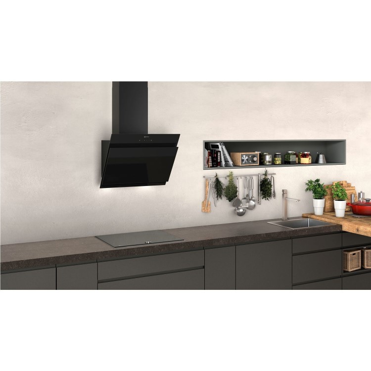 Neff N50 60cm Angled Cooker Hood - Black