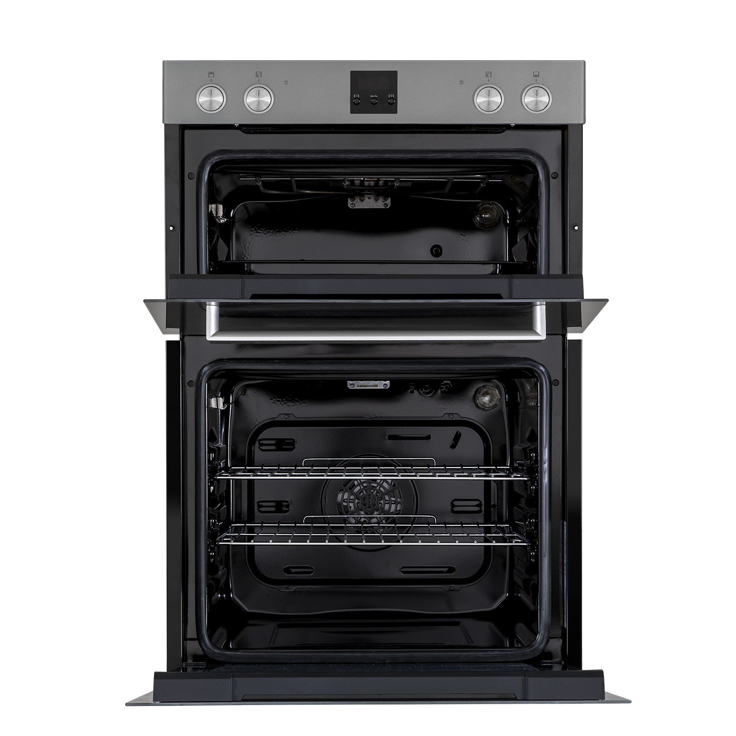 electriQ Electric Built In Double Oven Lunar Grey EQDO1LG