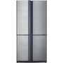 Refurbished Sharp SJ-EX820FSL Freestanding 605 Litre American Fridge Freezer