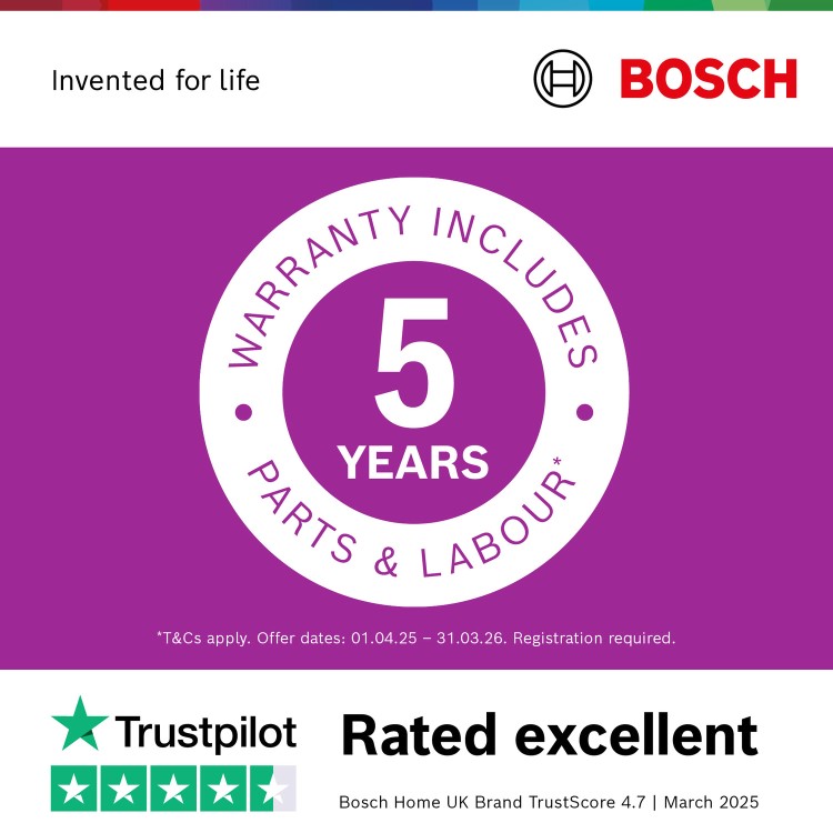 Bosch Series 2 Integrated Dishwasher - Smart Wi-Fi D-Rated Black control panel