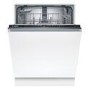 Refurbished Bosch Series 2 Integrated Dishwasher - Smart Wi-Fi D-Rated Black control panel