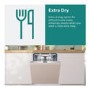 Refurbished Bosch Series 2 Integrated Dishwasher - Smart Wi-Fi D-Rated Black control panel