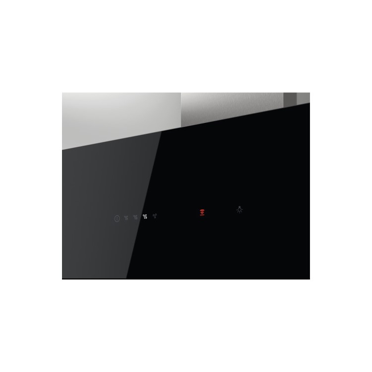 Zanussi Series 60 60cm Angled Cooker Hood - Black