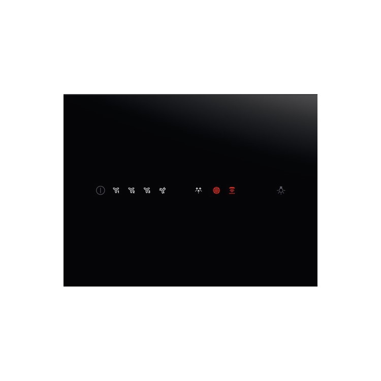 Zanussi Series 60 60cm Angled Cooker Hood - Black