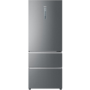 Refurbished Haier A3FE743CPJ Freestanding 431 Litre 60/40 Fridge Freezer Silver