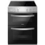 GRADE A2 - Amica 60cm Electric Cooker - Silver