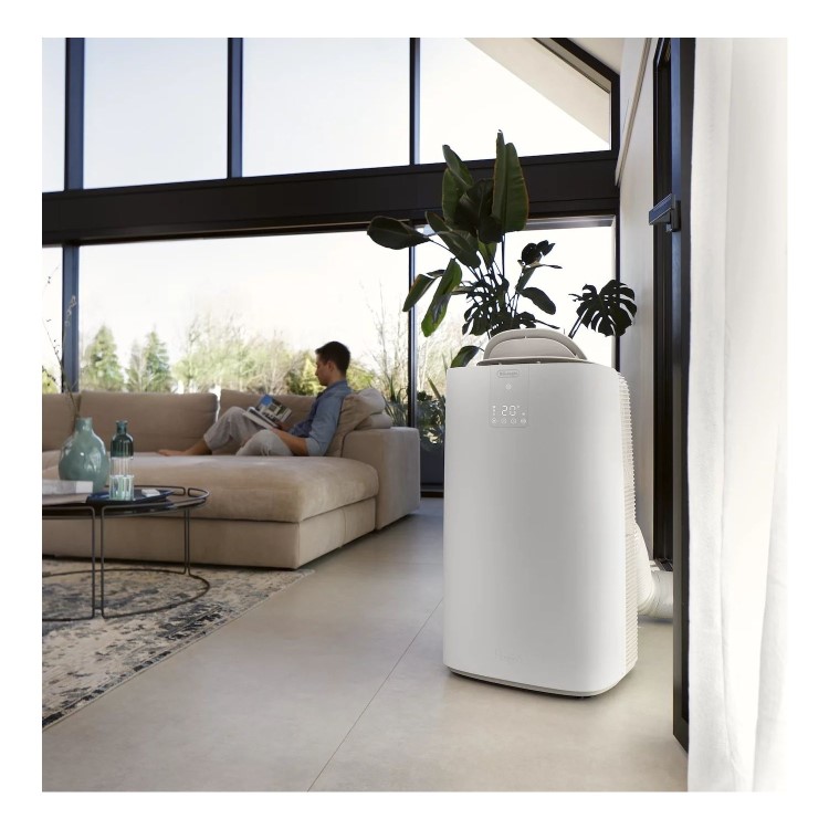 Refurbished Delonghi A+ AP98 Pinguino 11500 BTU Quiet Mobile Air Conditioner - GentleJet & Low Energy